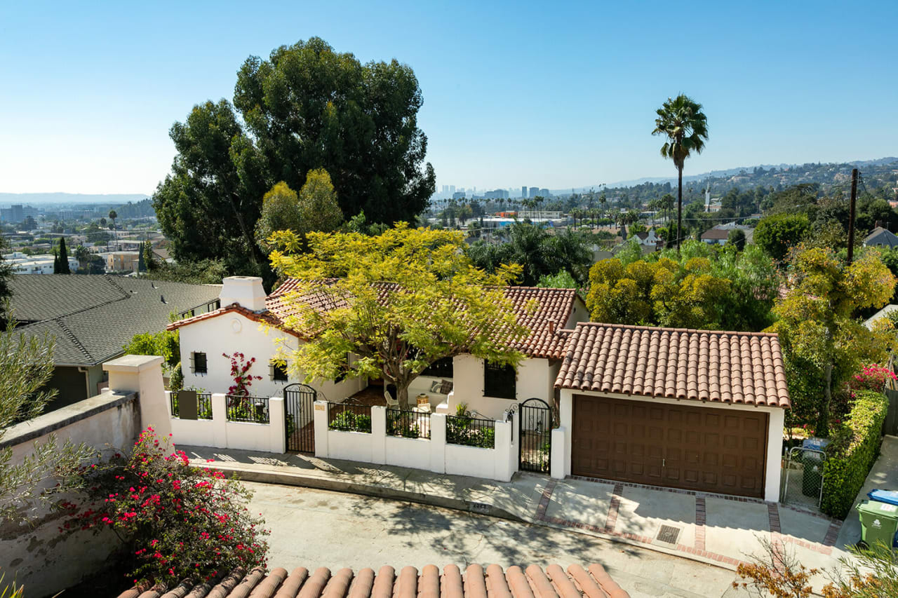 A Special Spanish Bungalow Nestled in the Franklin Hills