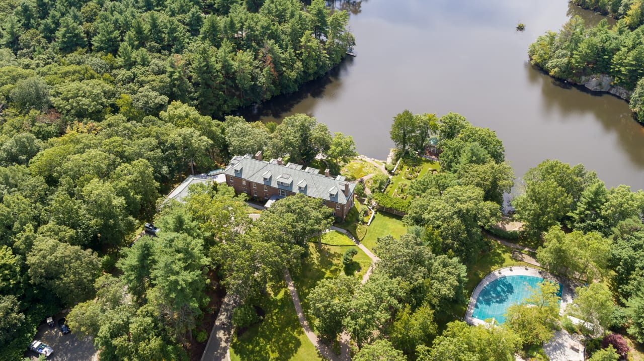 Dedham Estate Overlooking Weld Pond