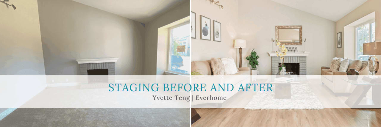 Staging Before and After: 4322 Cassio Ct, Fremont, CA 94555