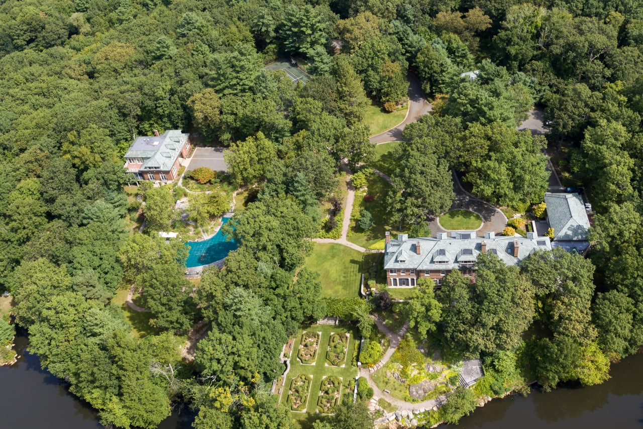 Dedham Estate Overlooking Weld Pond