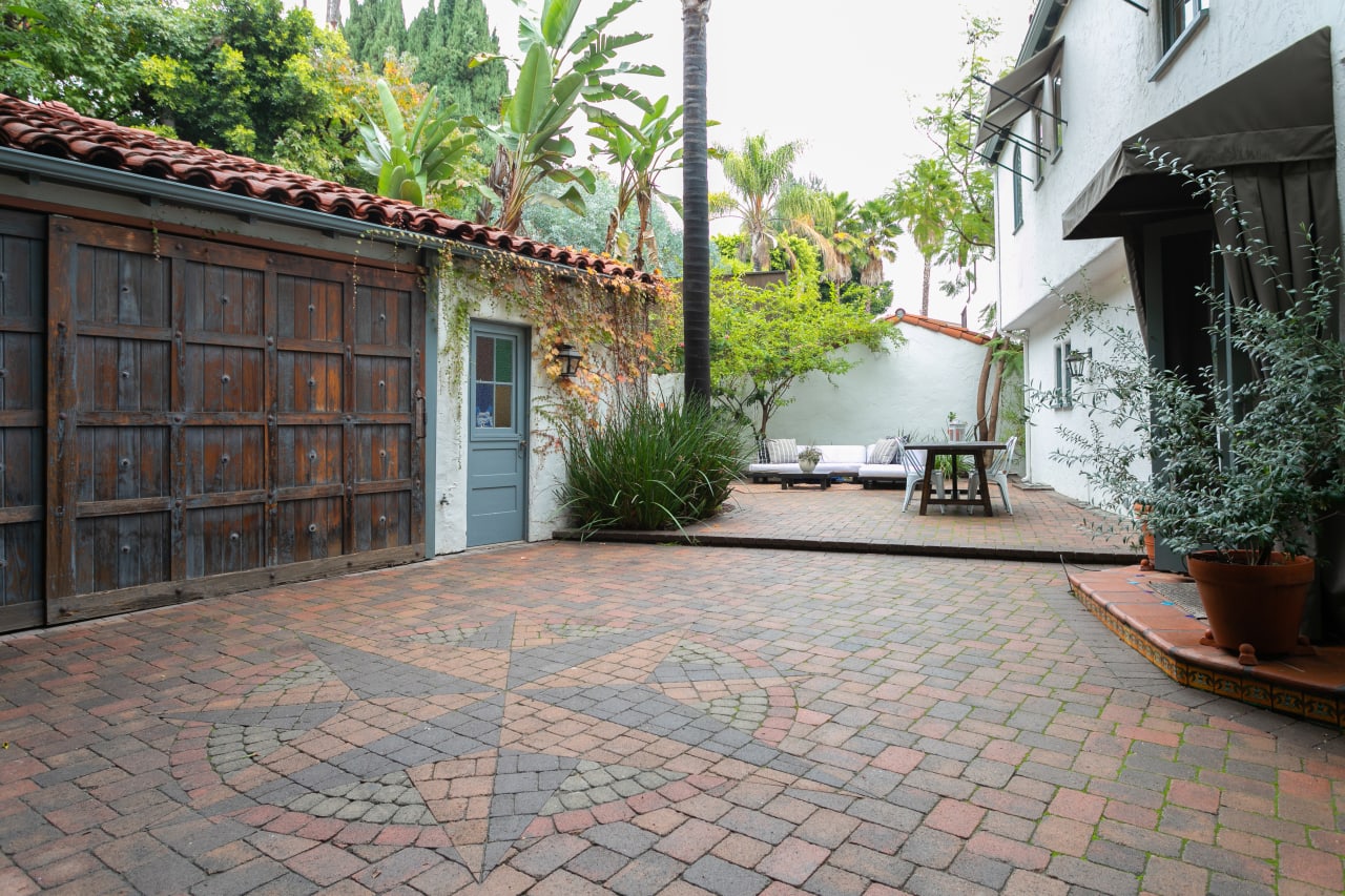 Sequestered Spanish Colonial Revival North of the Boulevard 