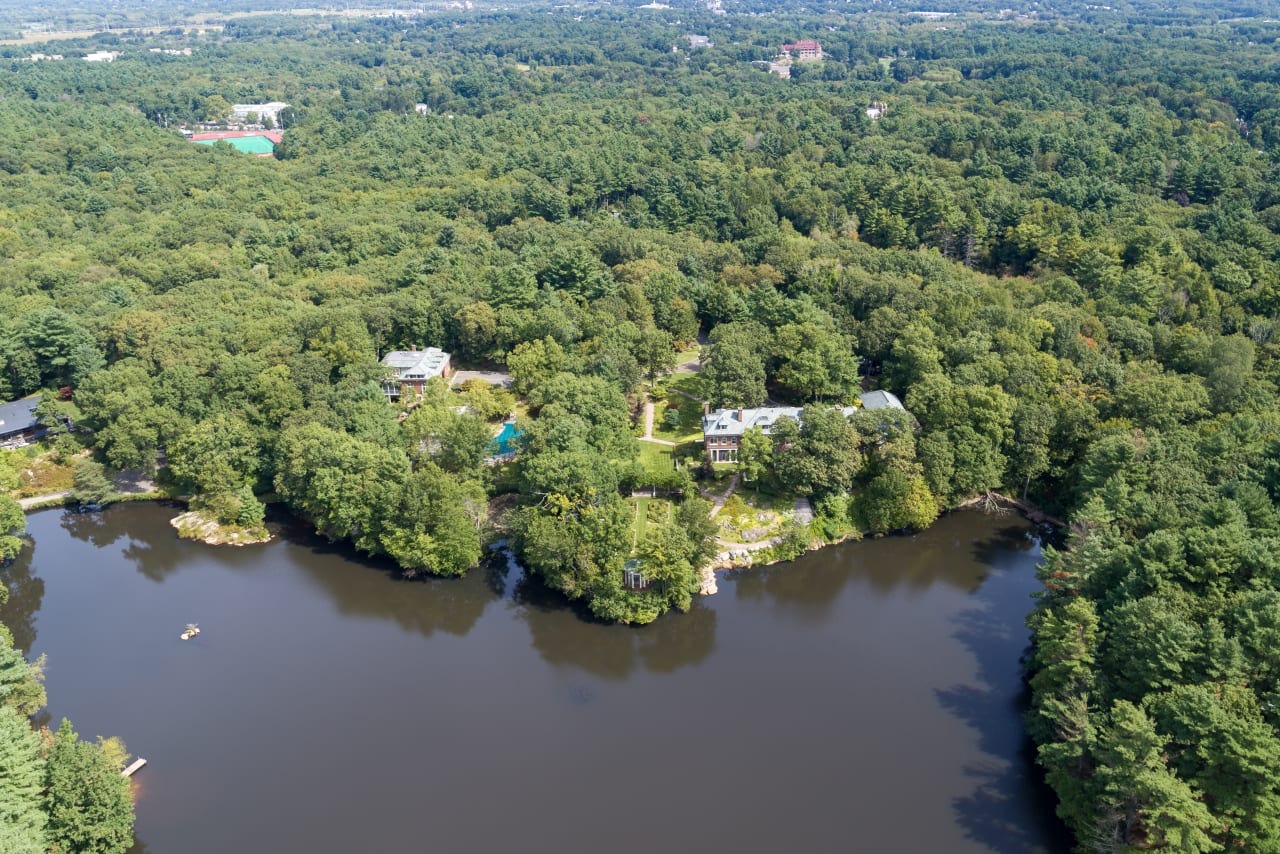 Dedham Estate Overlooking Weld Pond