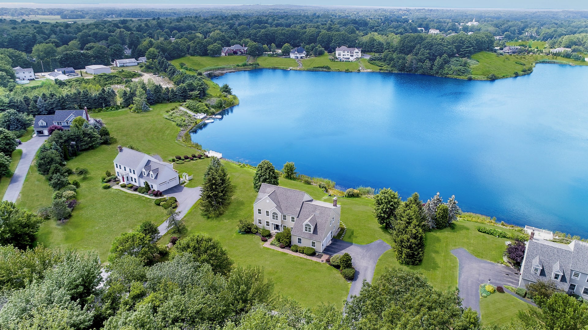 Stately Colonial on Grondin Pond The David Banks Team RE/MAX By The