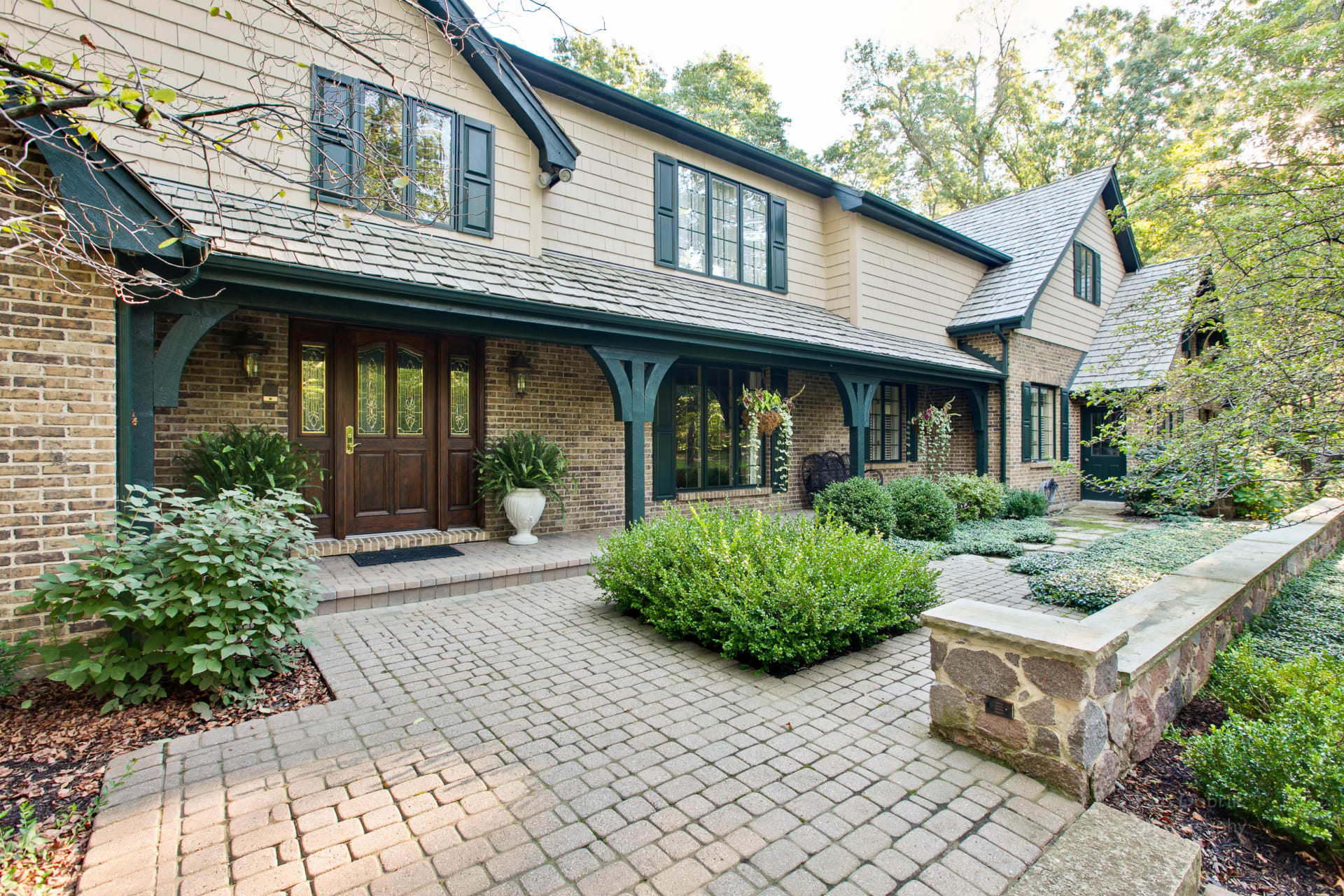 Classic Brick and Cedar Home