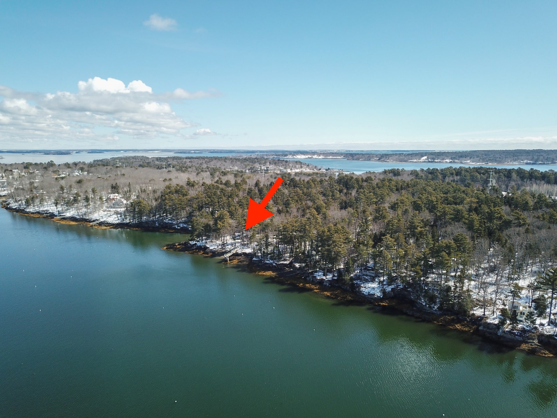 Dramatic Waterfront Lot on Cousins Island The David Banks Team RE