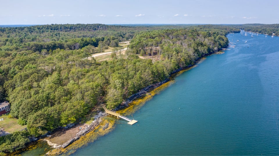 Beautiful Quahog Bay lot with 221 feet of ocean frontage! The David
