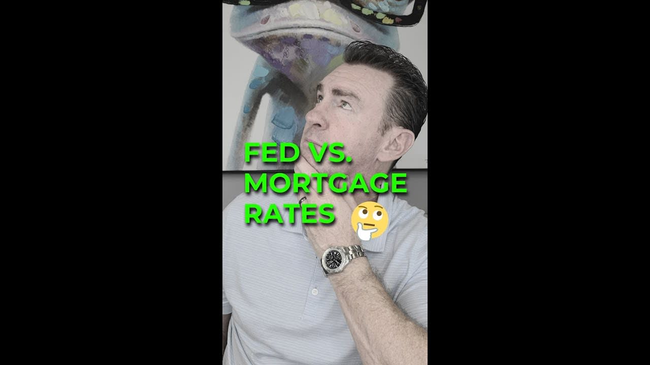 FED Rate vs Mortgage Rate #californiarealtor