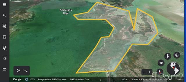 237 Acres Private Peninsular on Ambergris Caye With 6.5 Miles of Waterfrontage - North Cayo Frances