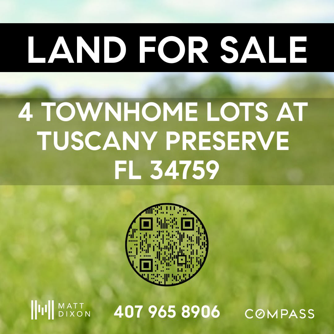 4 TOWNHOME LOTS FOR SALE