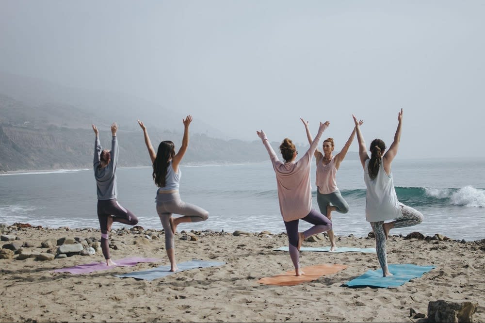 Lazy afternoon? How about an outdoor yoga class