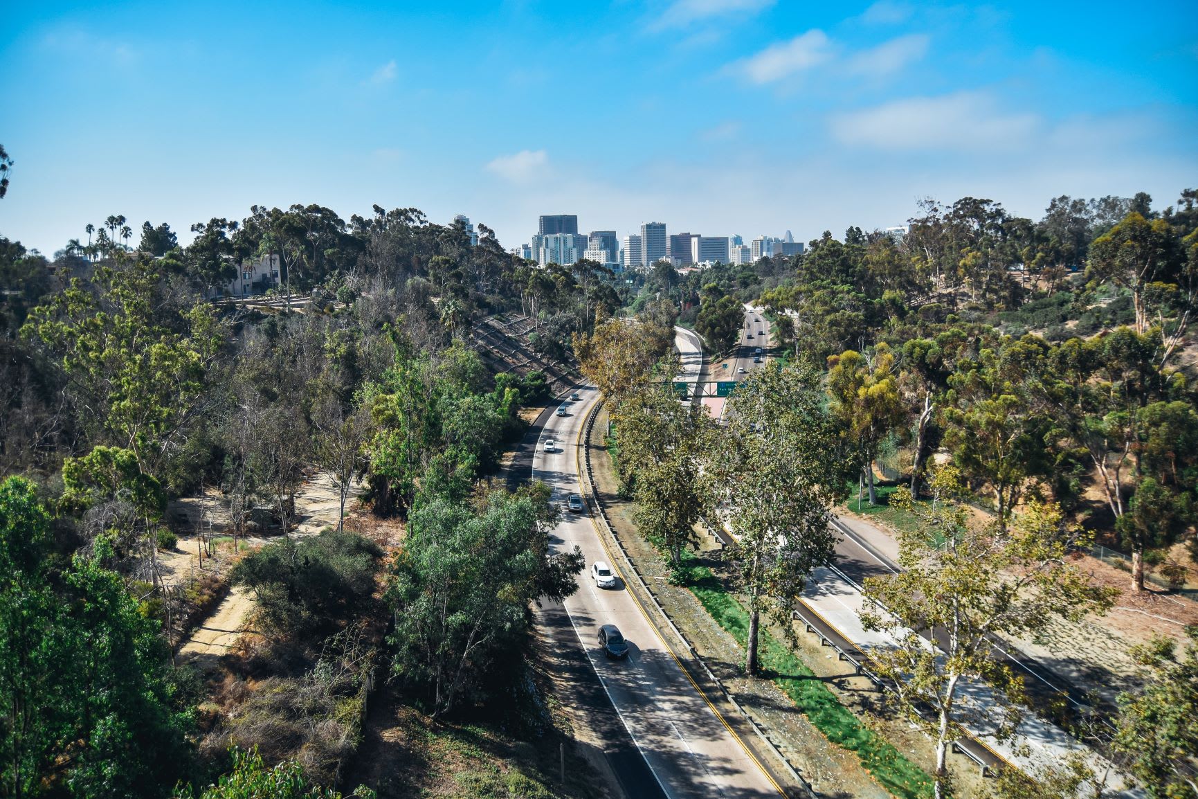 aerial view of Balboa Park