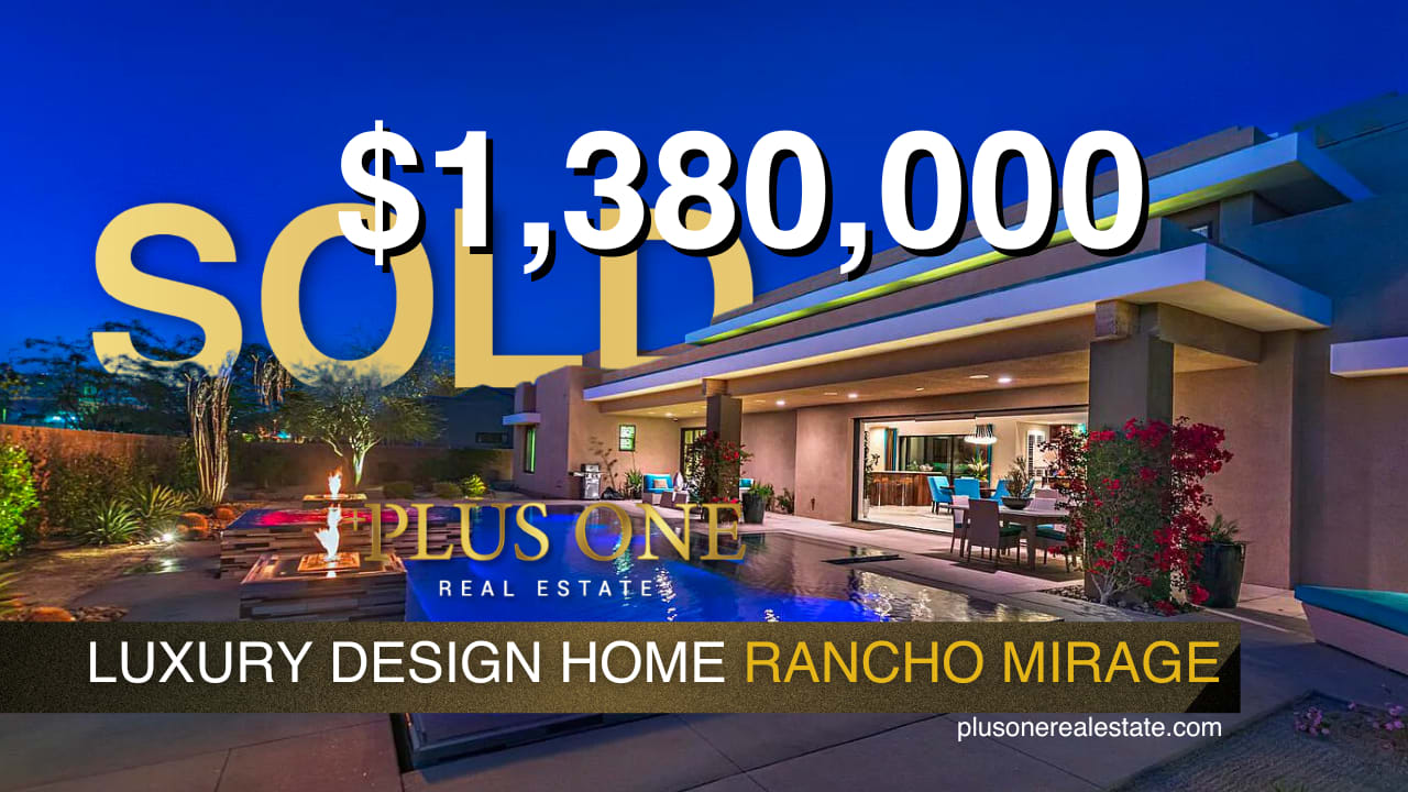 SOLD by Josh Reef - $1,380,000 Contemporary Luxury Design Home Rancho Mirage California