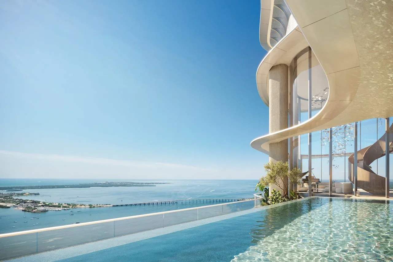 Residences at Mandarin Oriental, Miami, Lists $100 Million Penthouse