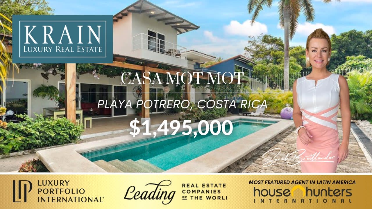 Touring a $1495000 Beachfront Home | Fee Simple Title | Playa Potrero