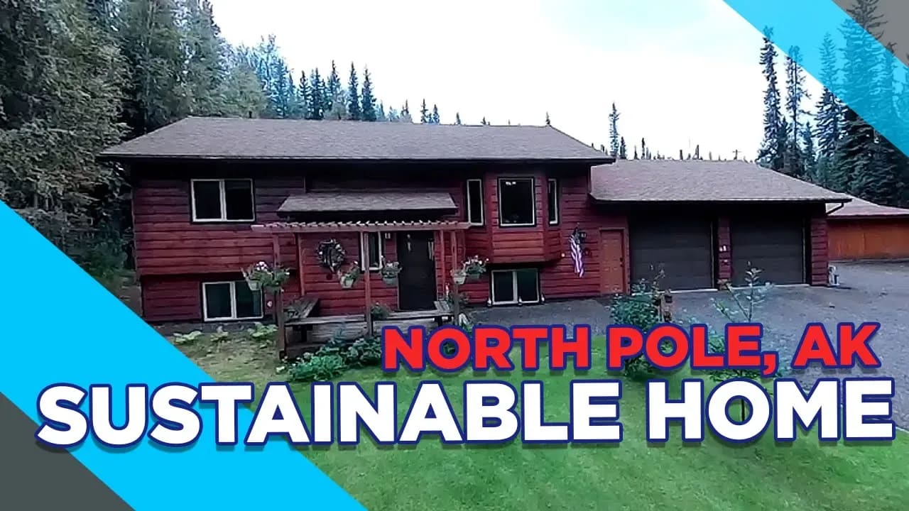 Gorgeous SUSTAINABLE Home For Sale in NORTH POLE Alaska 🤯 | North Pole House Tour