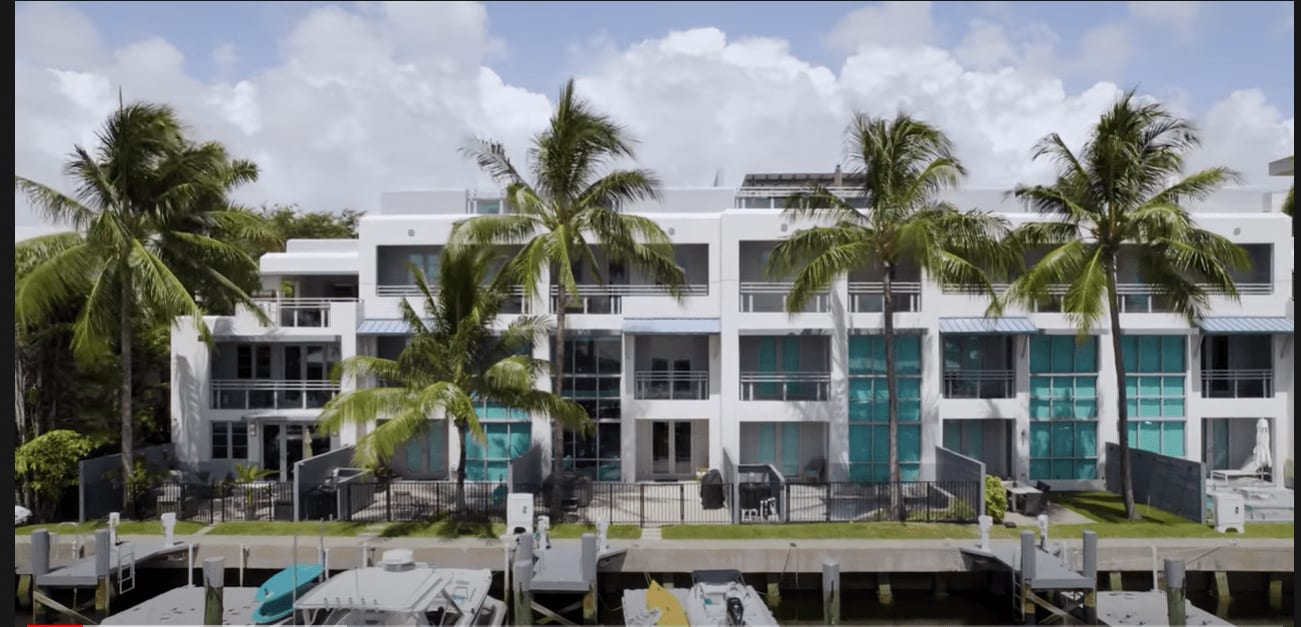 $2.5 Million Dollar Waterfront TownHome - Fort Lauderdale Florida