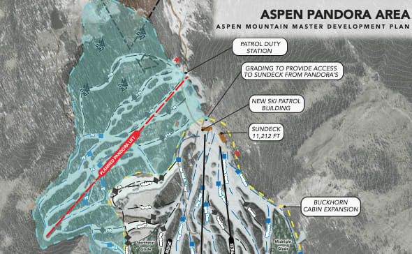 Pandora's Area of Aspen Mountain Rezoned in 3-1 Vote