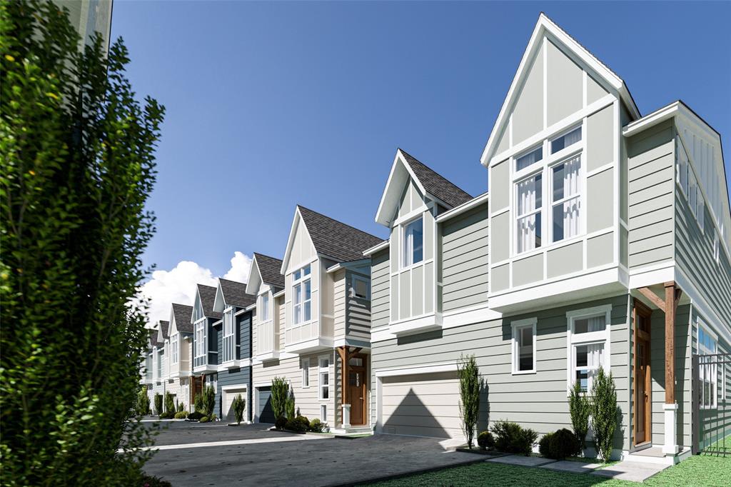 exterior of the new townhomes 