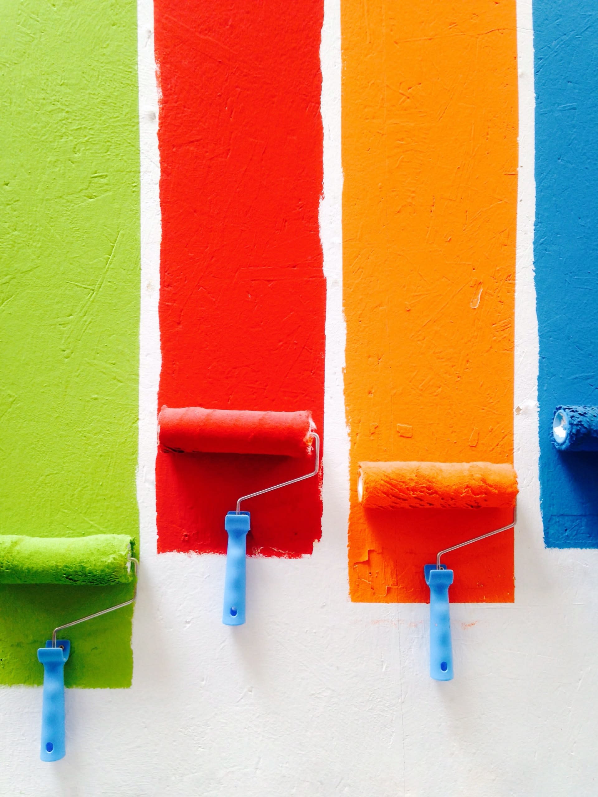 Freshly painted home exterior with modern colors