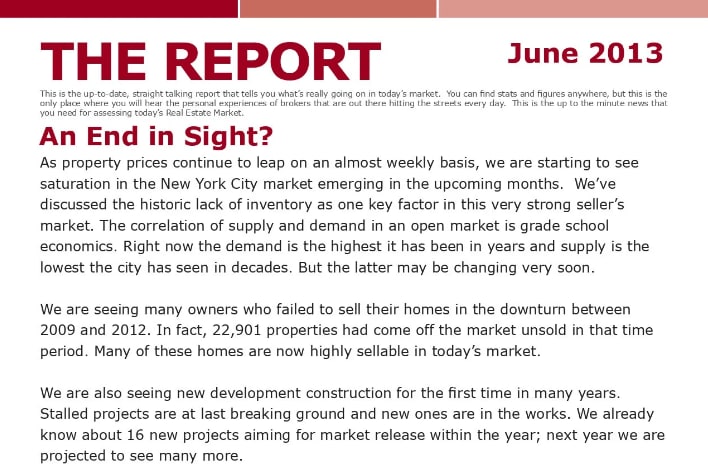 The Meier Report - June 2013