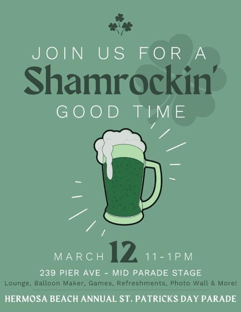 st patrick day parade hermosa beach