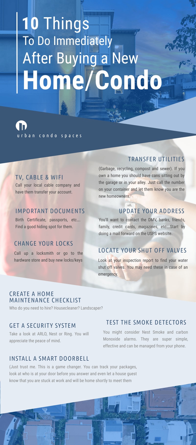 Shareable Infographic: New home checklist for clients