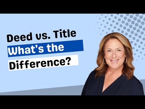 Deed VS Title: What's the difference? Real Estate Exam Topics Explained || Celeste Linthicum