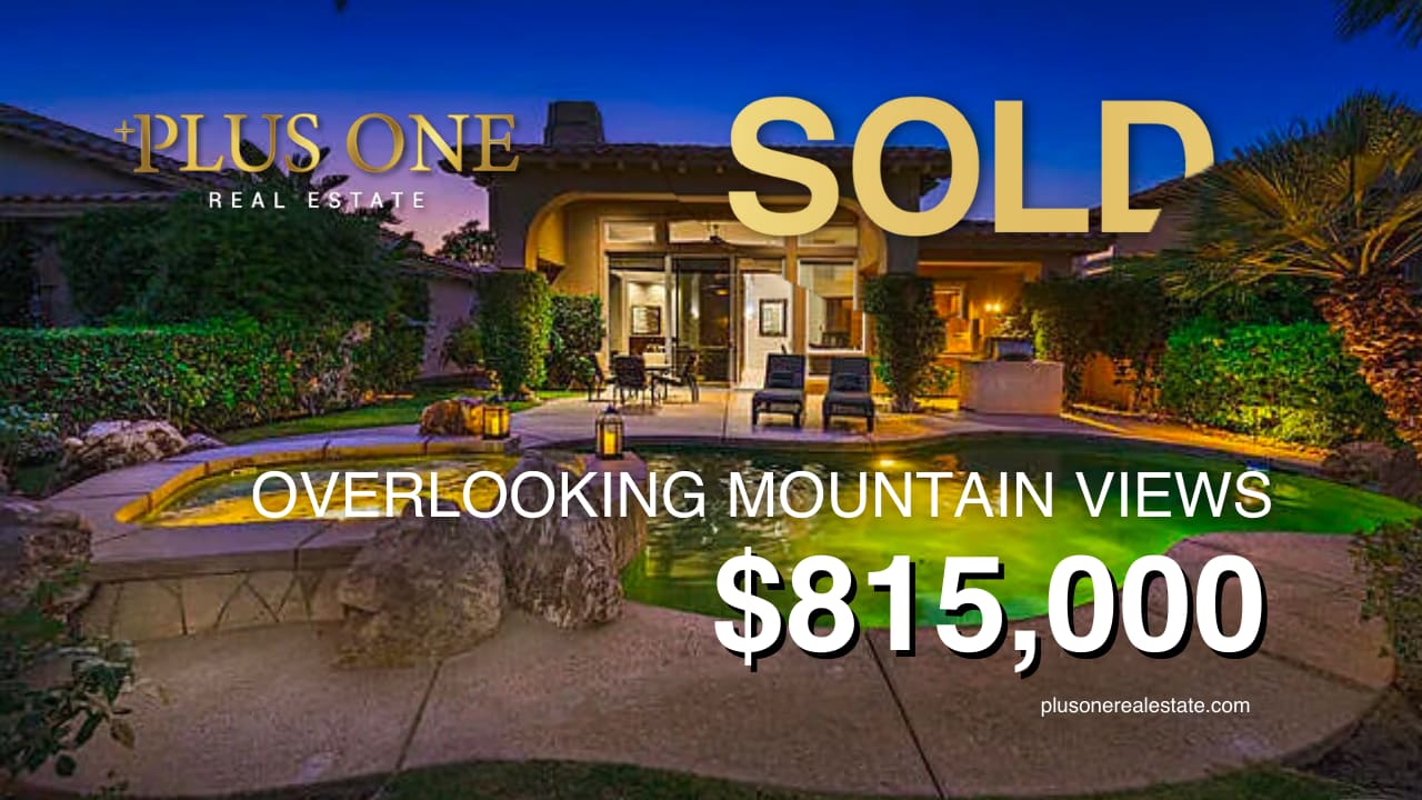 SOLD $815,000 Traditional Luxury Desert House La Quinta Southern California