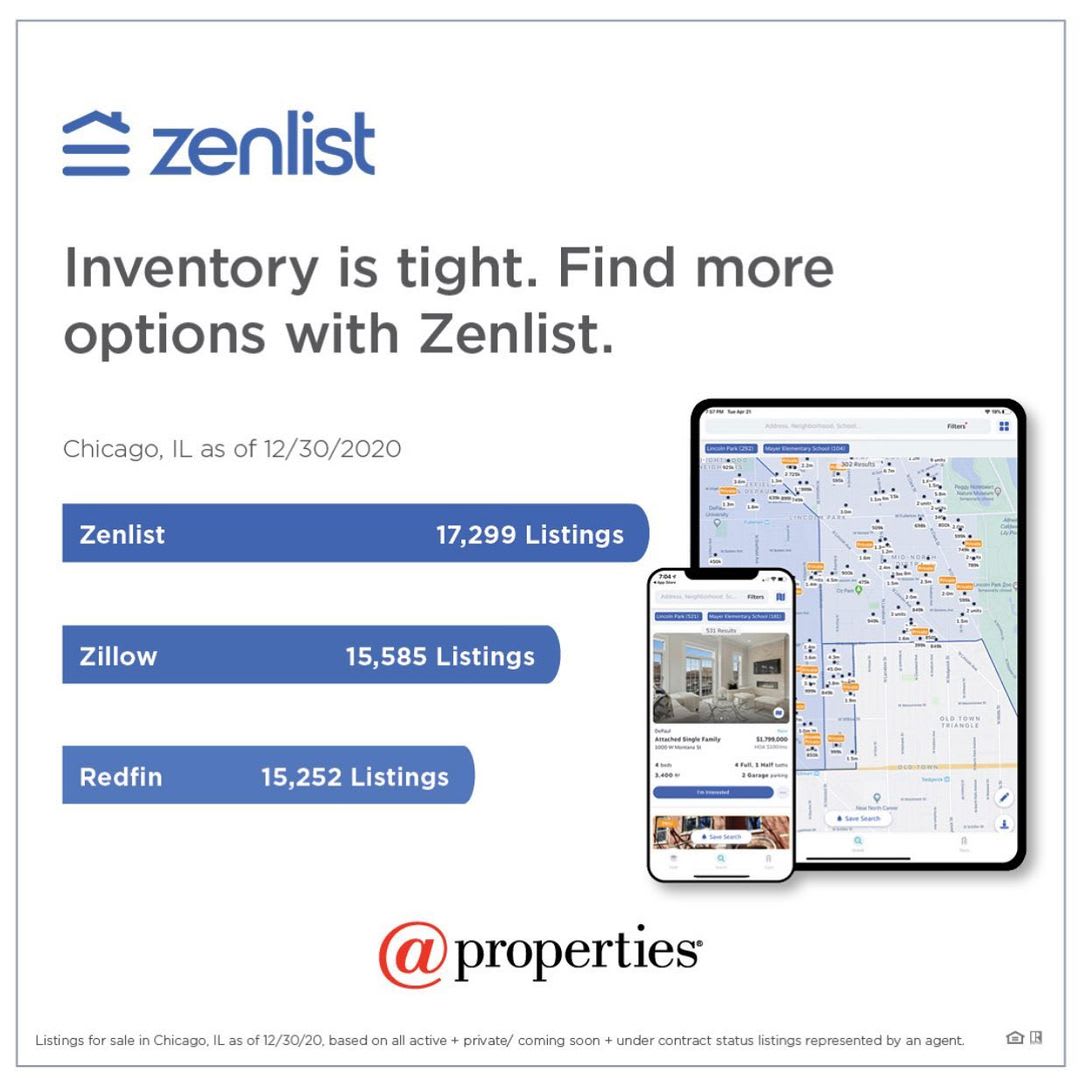 Chicago Home Search Using Zenlist