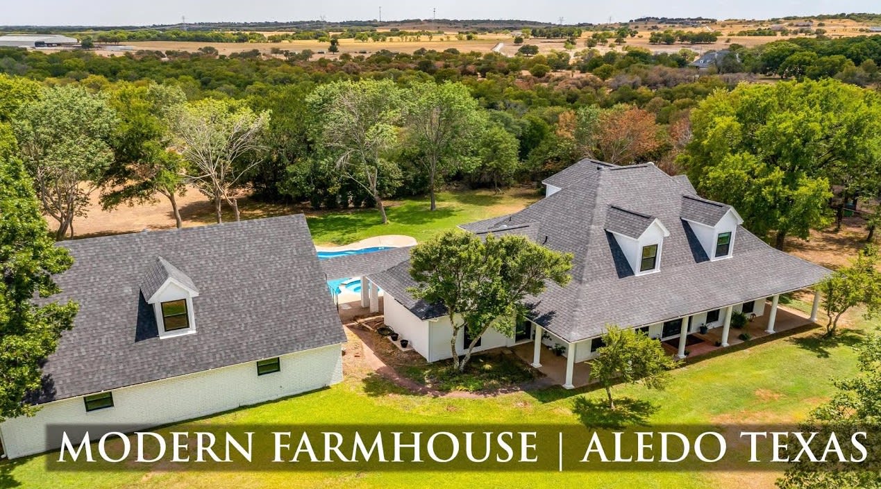 9+ Acre Modern Farmhouse Aledo TX - FOR SALE