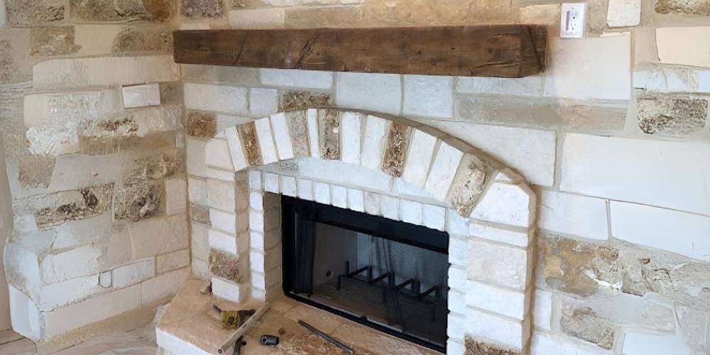 Reclaimed Wood Fireplace Mantels