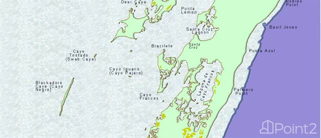 237 Acres Private Peninsular on Ambergris Caye With 6.5 Miles of Waterfrontage - North Cayo Frances