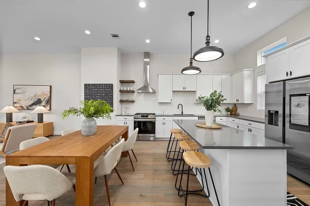 large kitchen in an Eastwood Estates home