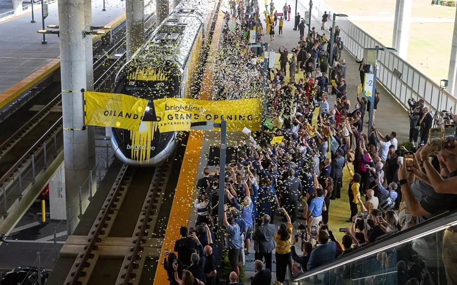 Brightline trains make history with first Orlando-Miami passenger trips