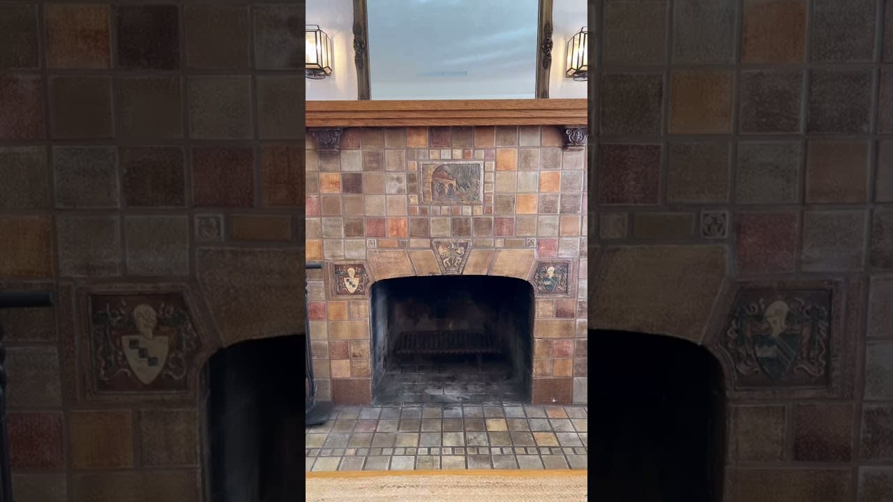 Historical fireplace