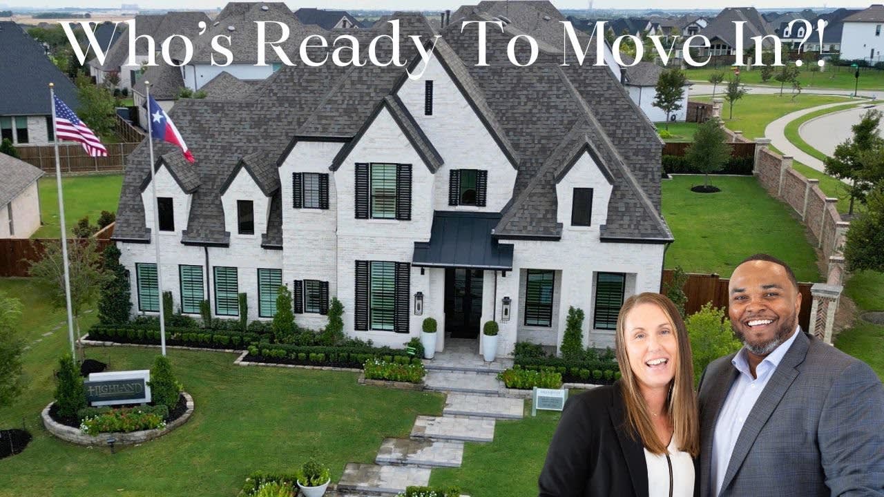 Tour A $2.1M Luxury Home Prosper TX | Highland Homes Model