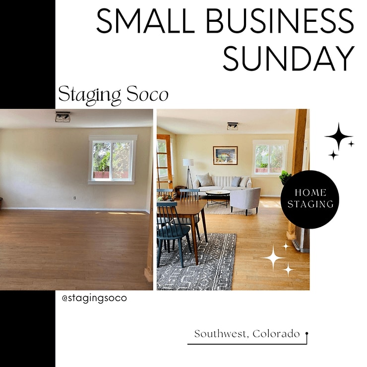 SMALL BUSINESS SUNDAY FEATURING STAGING SOCO,Rachel Sadler