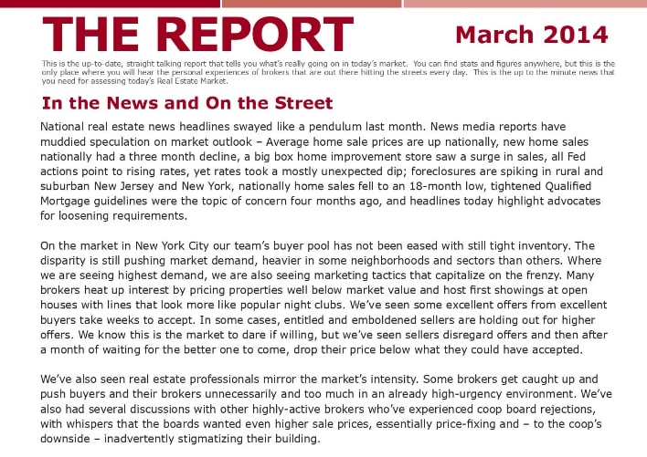 The Meier Report - March 2014