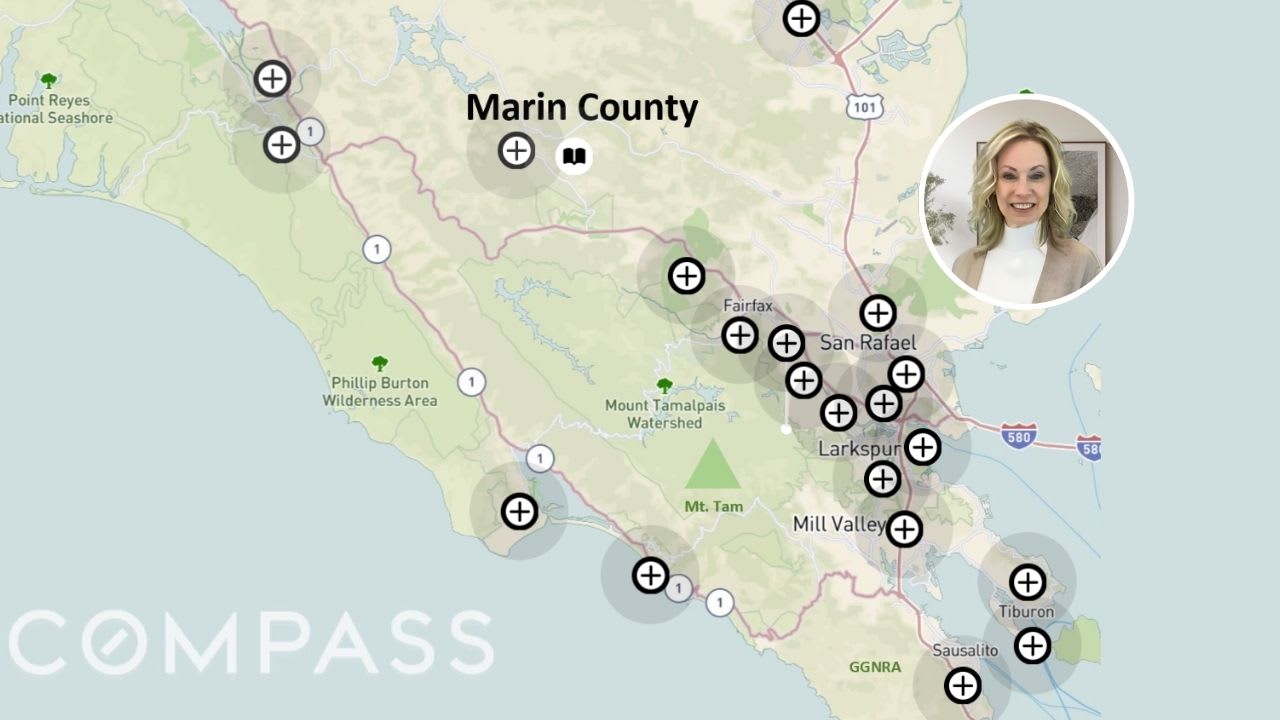 Marin County | Median Home Sales Price Map 