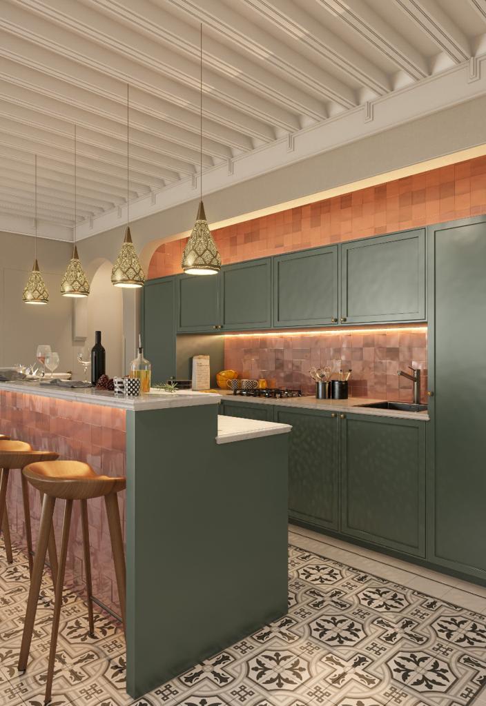 Penthouse Reimagine Real Estate Investment/ Kitchen