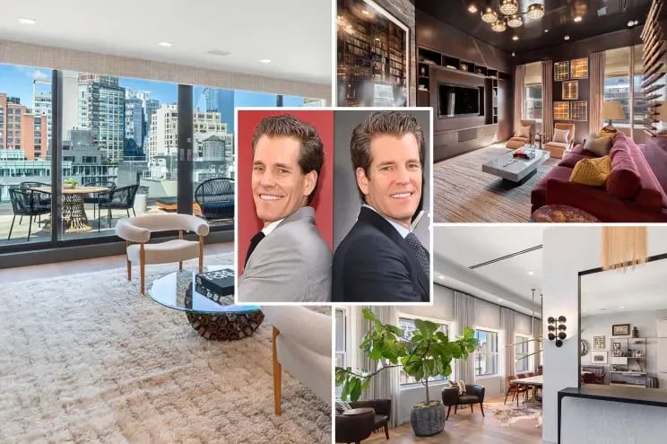 Crypto Crib: Winklevoss Twins List Soho Stunner For $17M