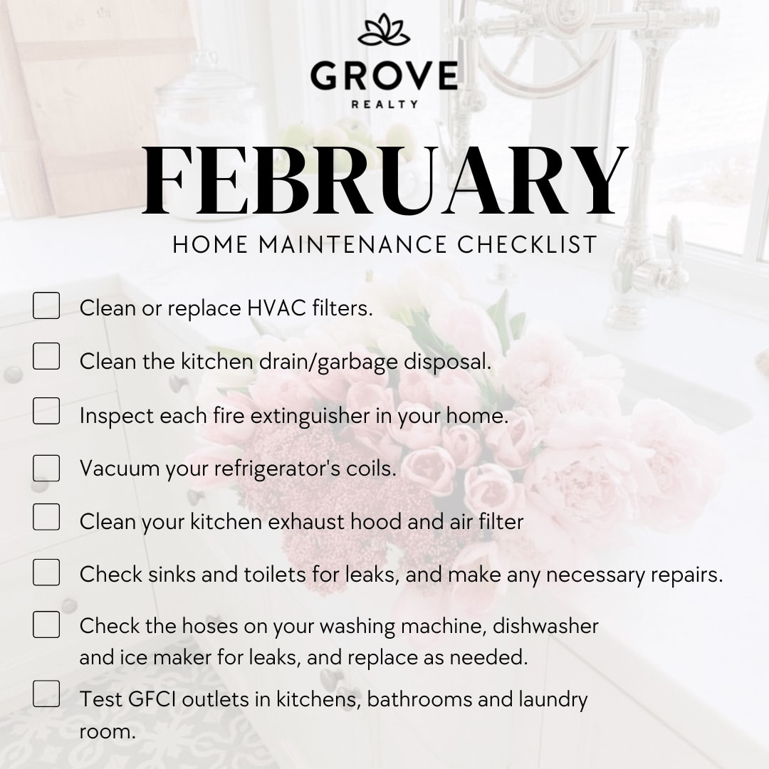 February Home Maintenance Checklist