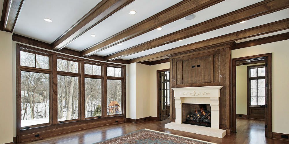 Dark Wood Beams