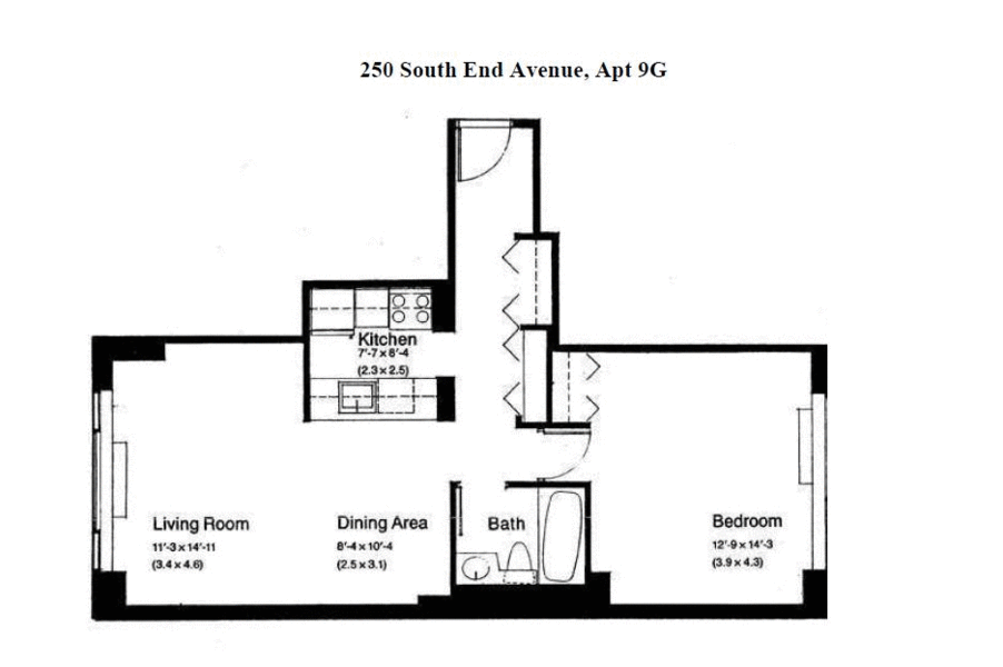 250 South End Avenue Unit: 9G