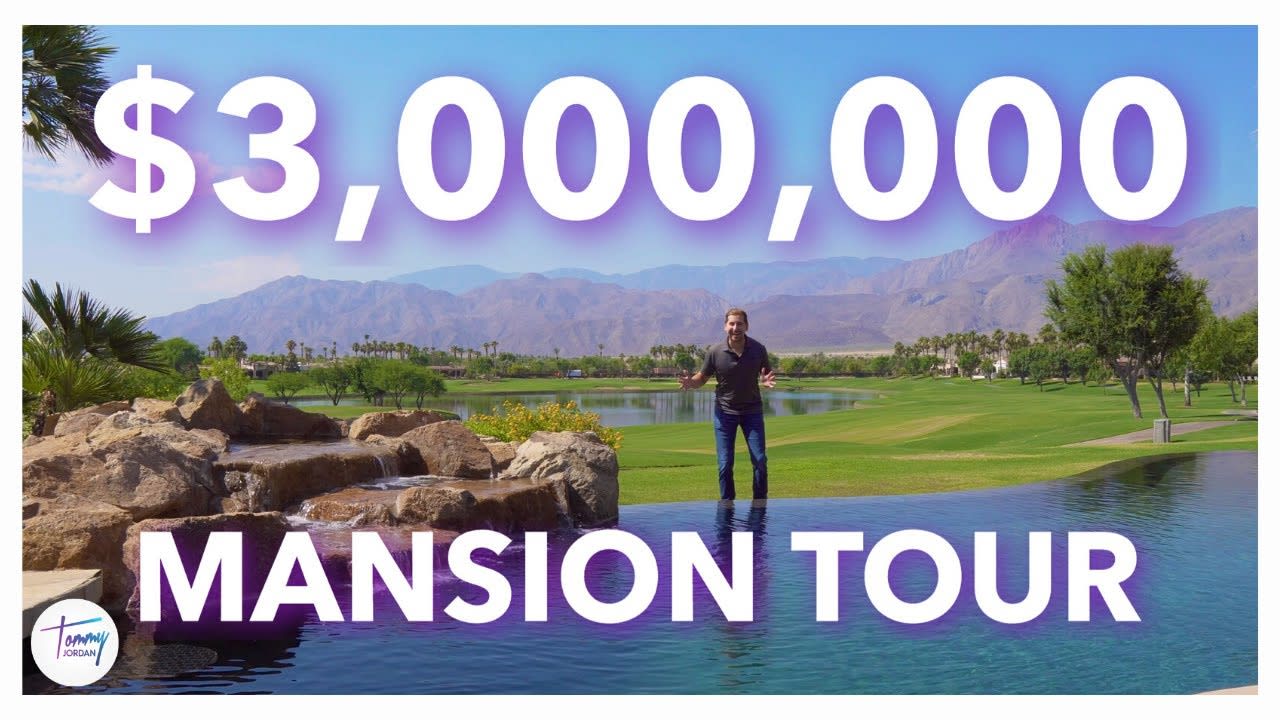 Tour a 3 MILLION Dollar PALM SPRINGS CALIFORNIA MANSION!