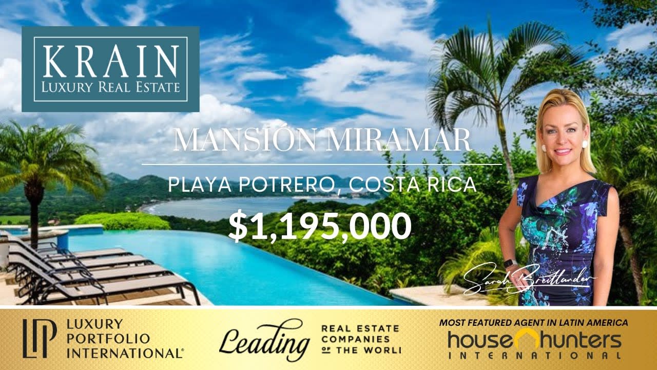 Dream Home: Luxury 4-Bed Home Overlooking the Ocean and Flamingo Marina Costa Rica