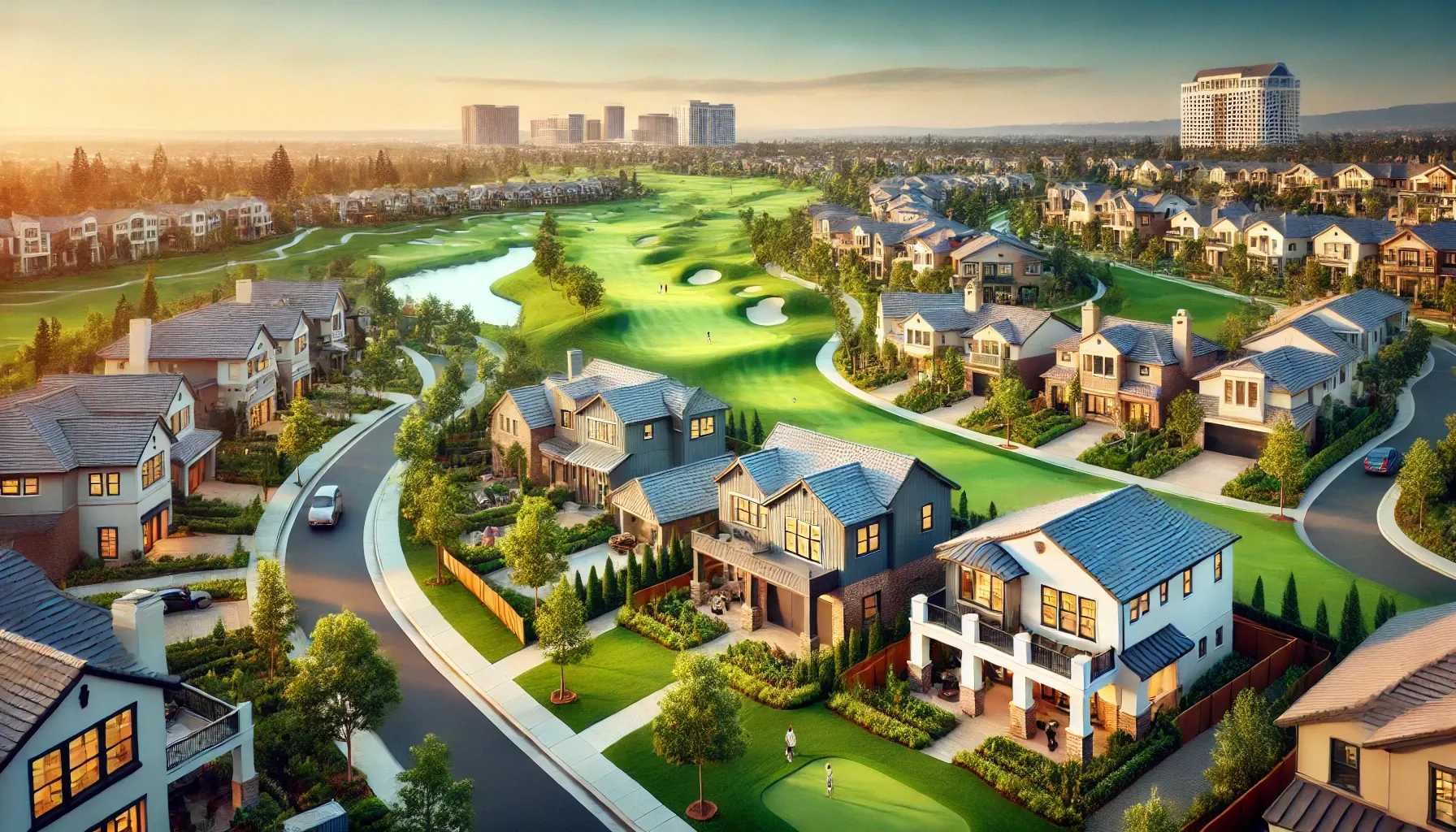 Artist rendition of Glenwood neighborhood in Aliso Viejo, CA