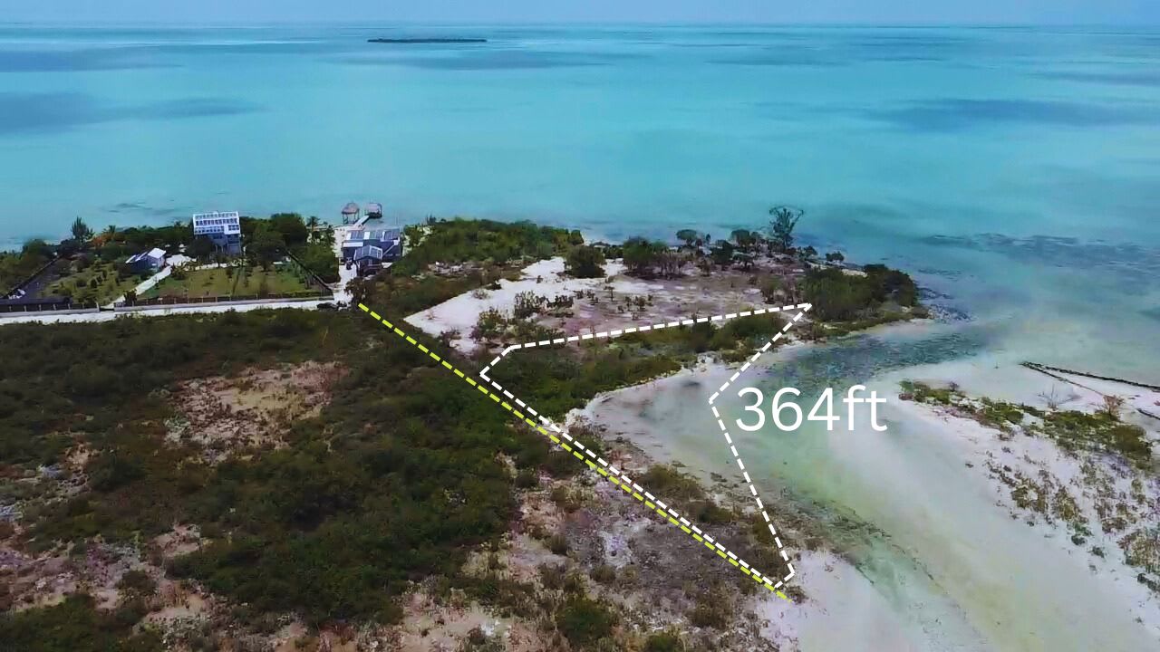 Panoramic waterfront lot on the coveted northeast end of Secret Beach Strip, Ambergris Caye, Belize