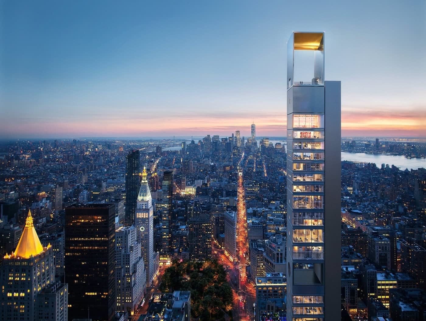 Top 5 Tallest Residential Skyscrapers Going Up In New York City