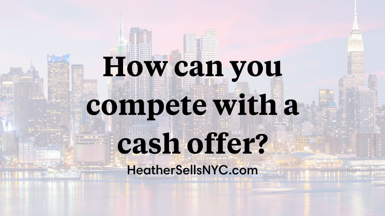 How can you compete with a cash offer?